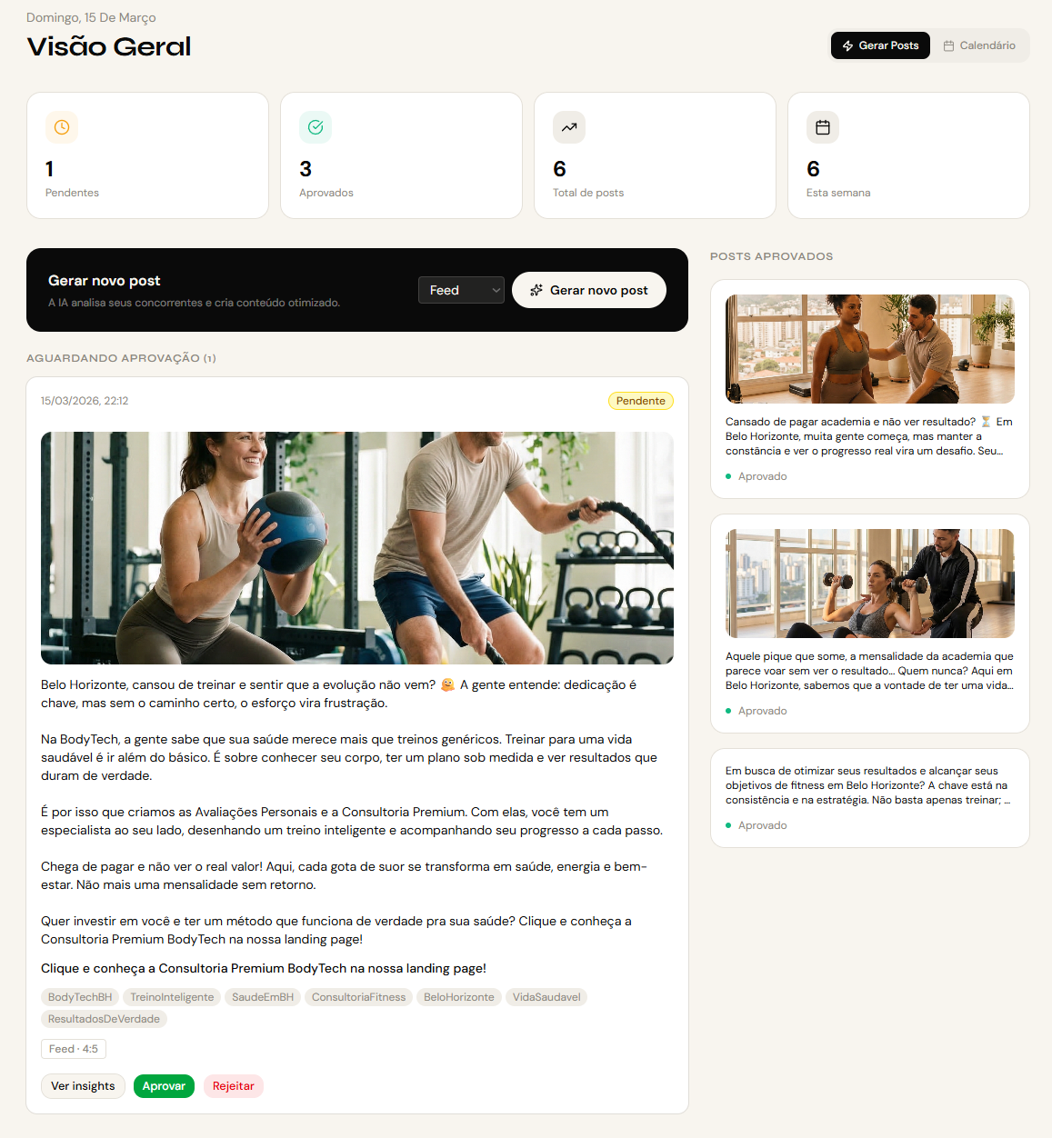 Crie posts personalizados